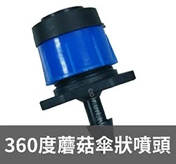 【水管達人】360度蘑菇傘狀噴頭 澆灌噴頭 5支入