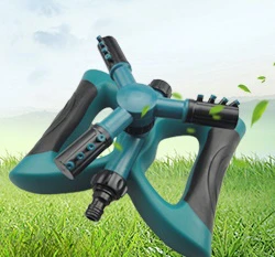 大面積360度旋轉草坪灑水器-蝶型底座（可串聯）快接奶嘴頭