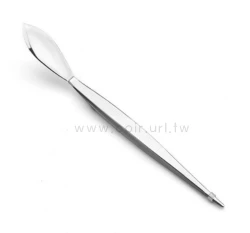[盆栽工具]白鋼刮匙鑷子(填平刮刀兩用夾子)