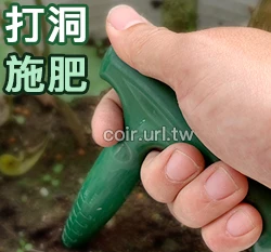 定植打孔器 土壤打洞器 育苗播種扦插定植施肥挖洞 綠色