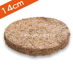 圓形花盆用椰纖片-14cm