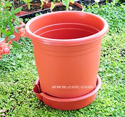 1尺(30cm)圓型自動澆水花盆-附儲水盤 高29cm