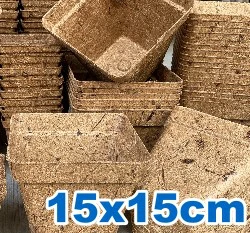 15cm方型環保椰纖花盆 方盆
