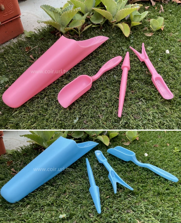 達人工具四件組(介質鋪面鏟 播種棒 移苗器 日式桶鏟筒型鏟)