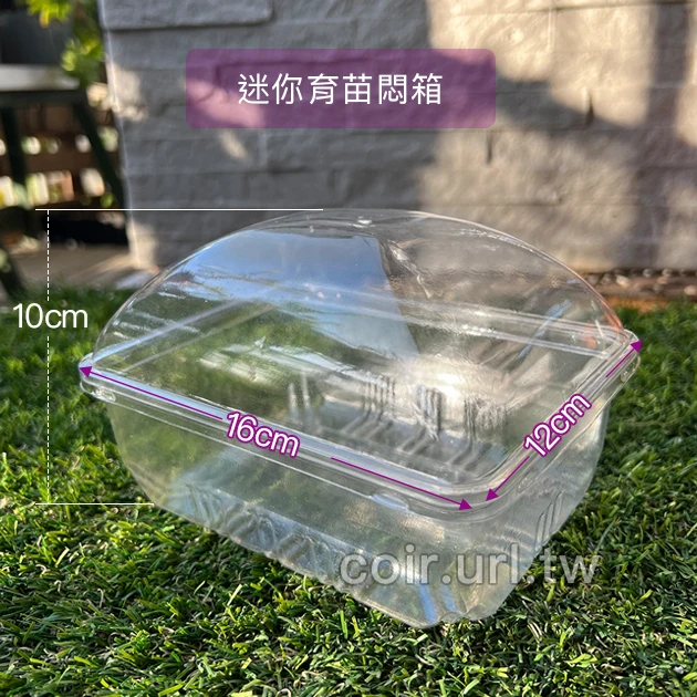 迷你育苗悶箱組 小透明溫室育苗組合