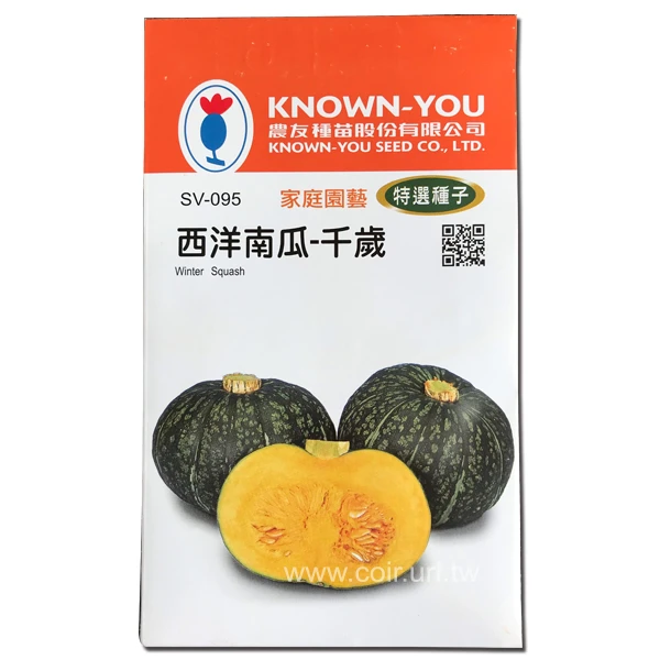西洋南瓜-千歲栗子南瓜種子
