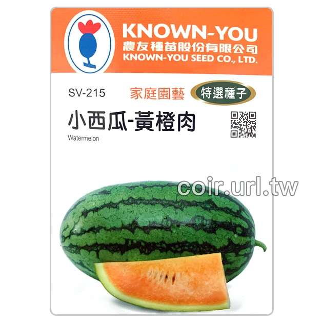 小西瓜-黃橙肉種子 Watermelon
