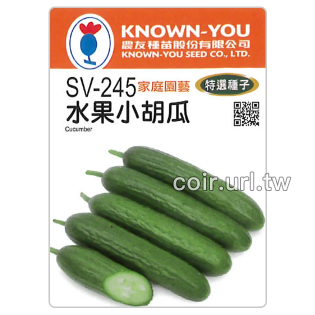 水果小胡瓜種子(水果小黃瓜-全雌) Cucumber