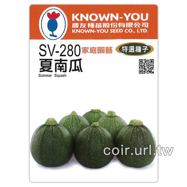 綠球櫛瓜.夏南瓜種子 Summer Squash 節瓜