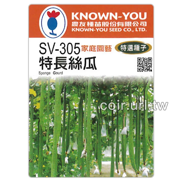 特長絲瓜種子 Sponge Gourd 特長菜瓜