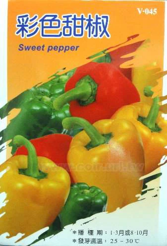 彩色甜椒Sweet pepper~翠筠種子
