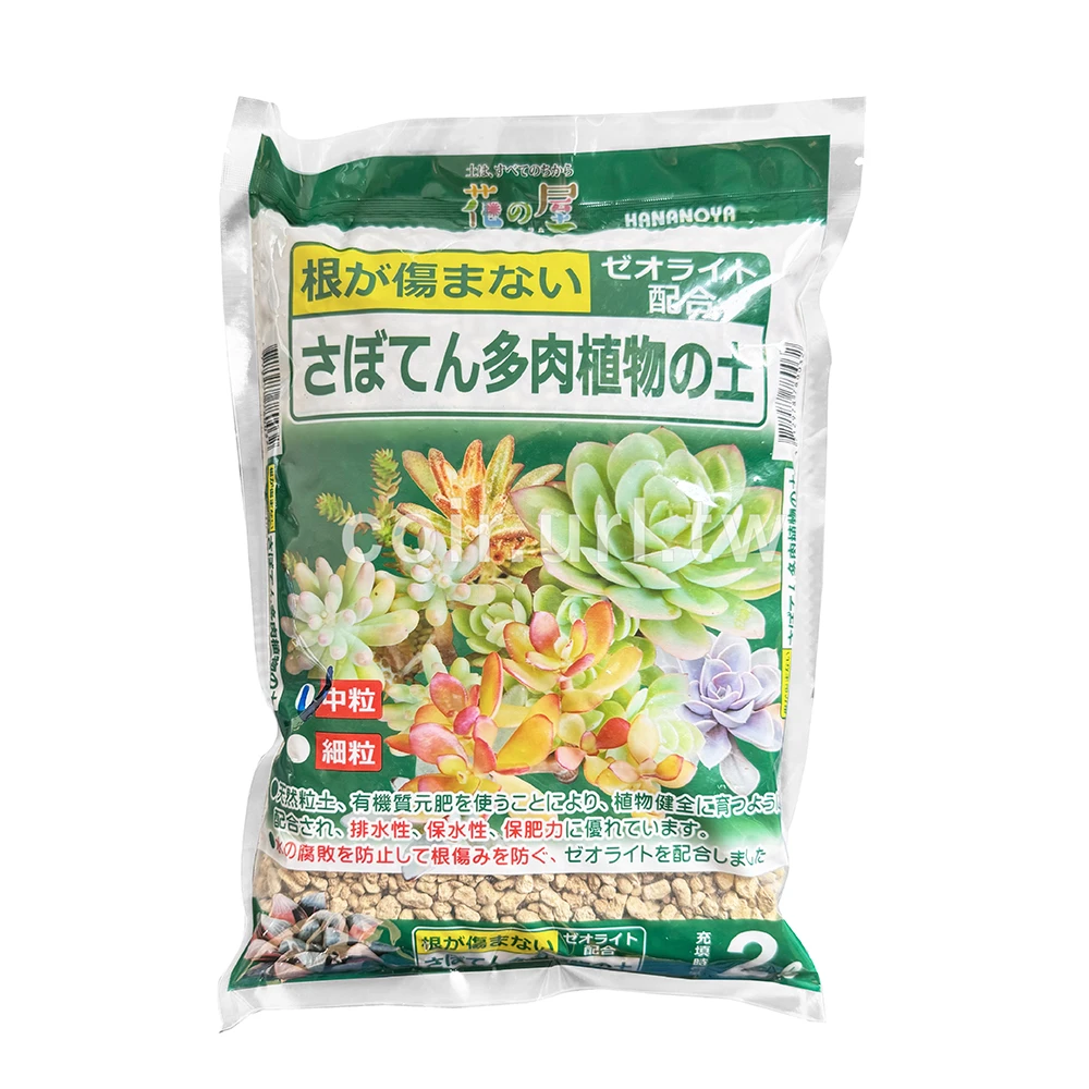 花之屋-仙人掌、多肉植物專用培養土2L