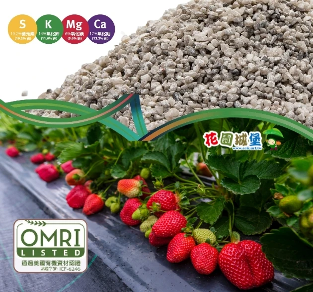 土豪礦石肥料Polyhalite（硫酸鉀鈣鎂肥）盆栽適用 葆力素