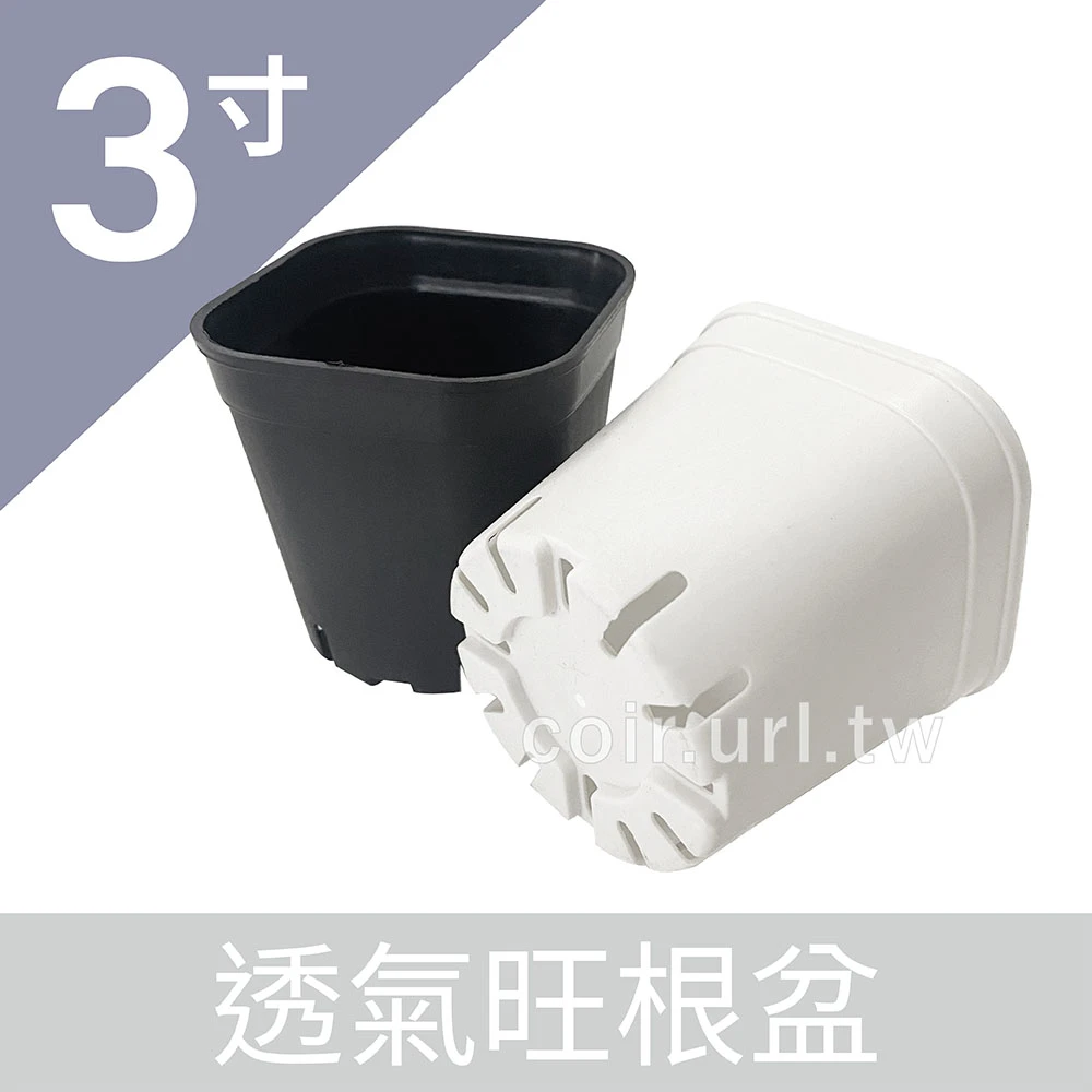 3寸透氣旺根盆 栽培花盆