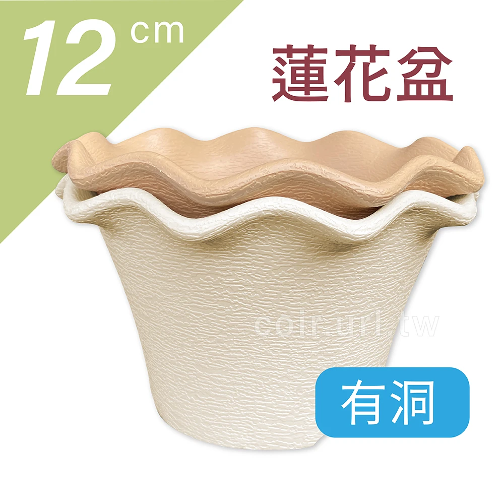12cm蓮花花盆 高8cm 單入