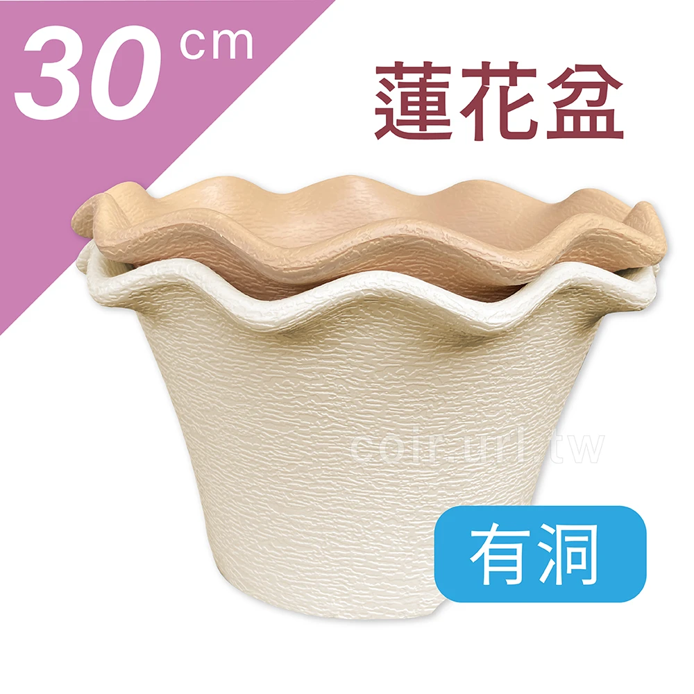30cm蓮花盆 高18cm 單入