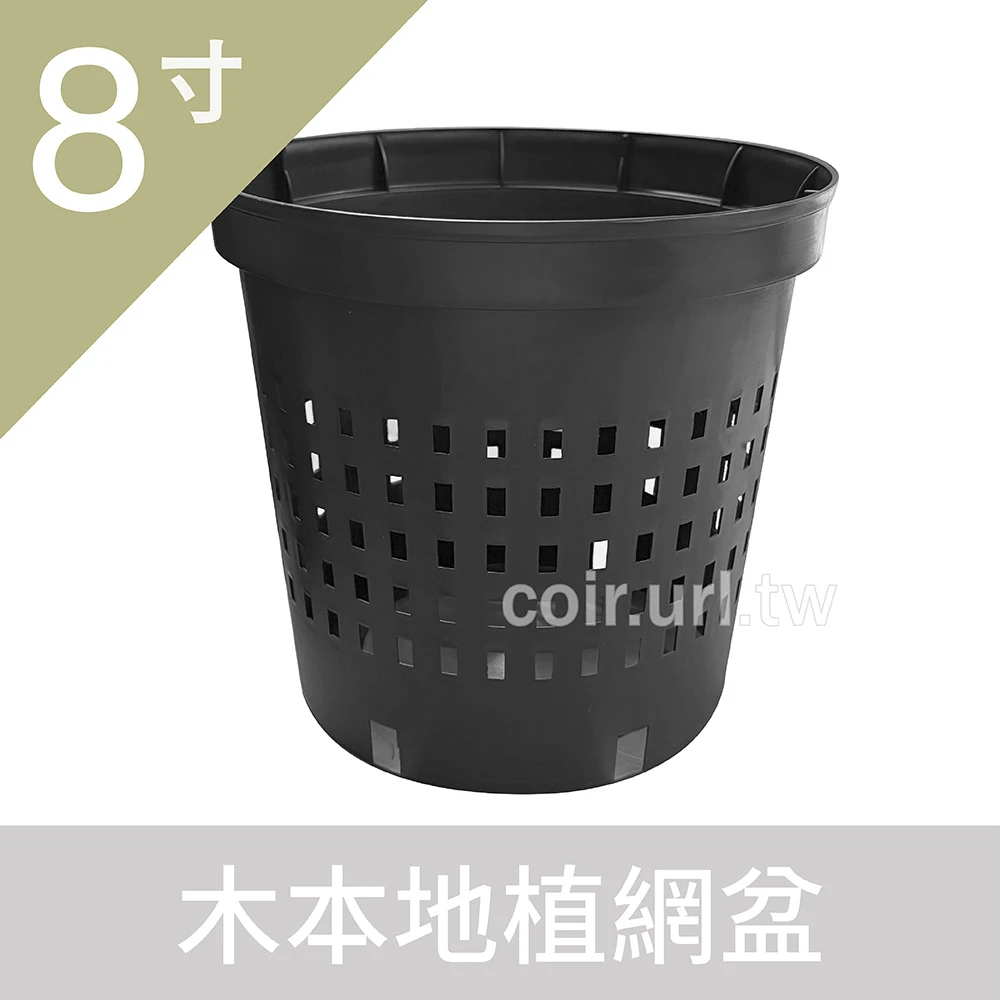 8寸(24cm)木本地植網盆-新式（松興）