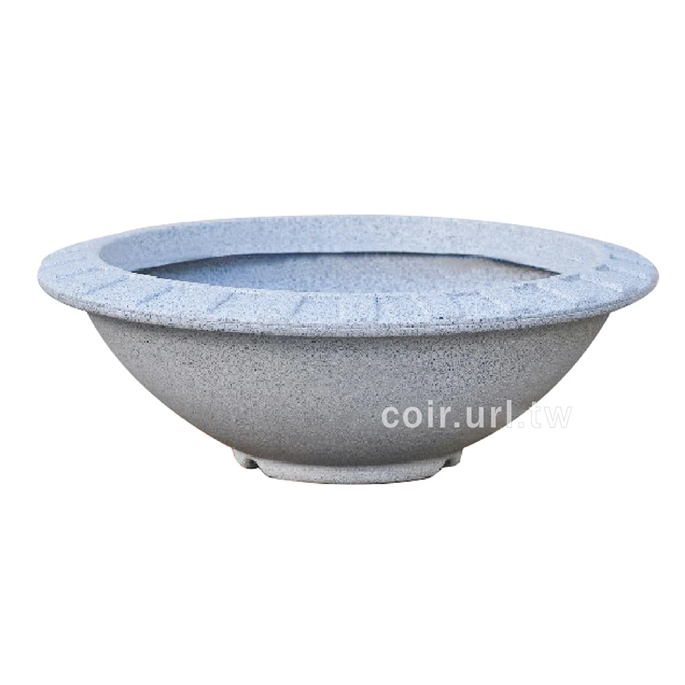 仿石花盆(淺盤圓形)100CM 高28cm