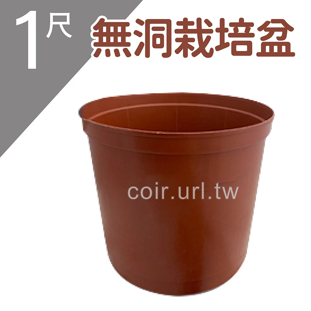 1尺(30cm)無洞栽培盆