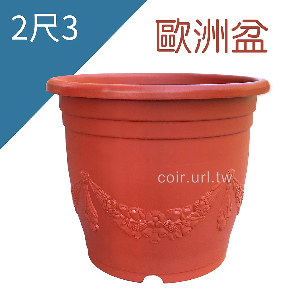 2尺3(70cm)歐洲盆 大樹盆(有洞) 高55cm