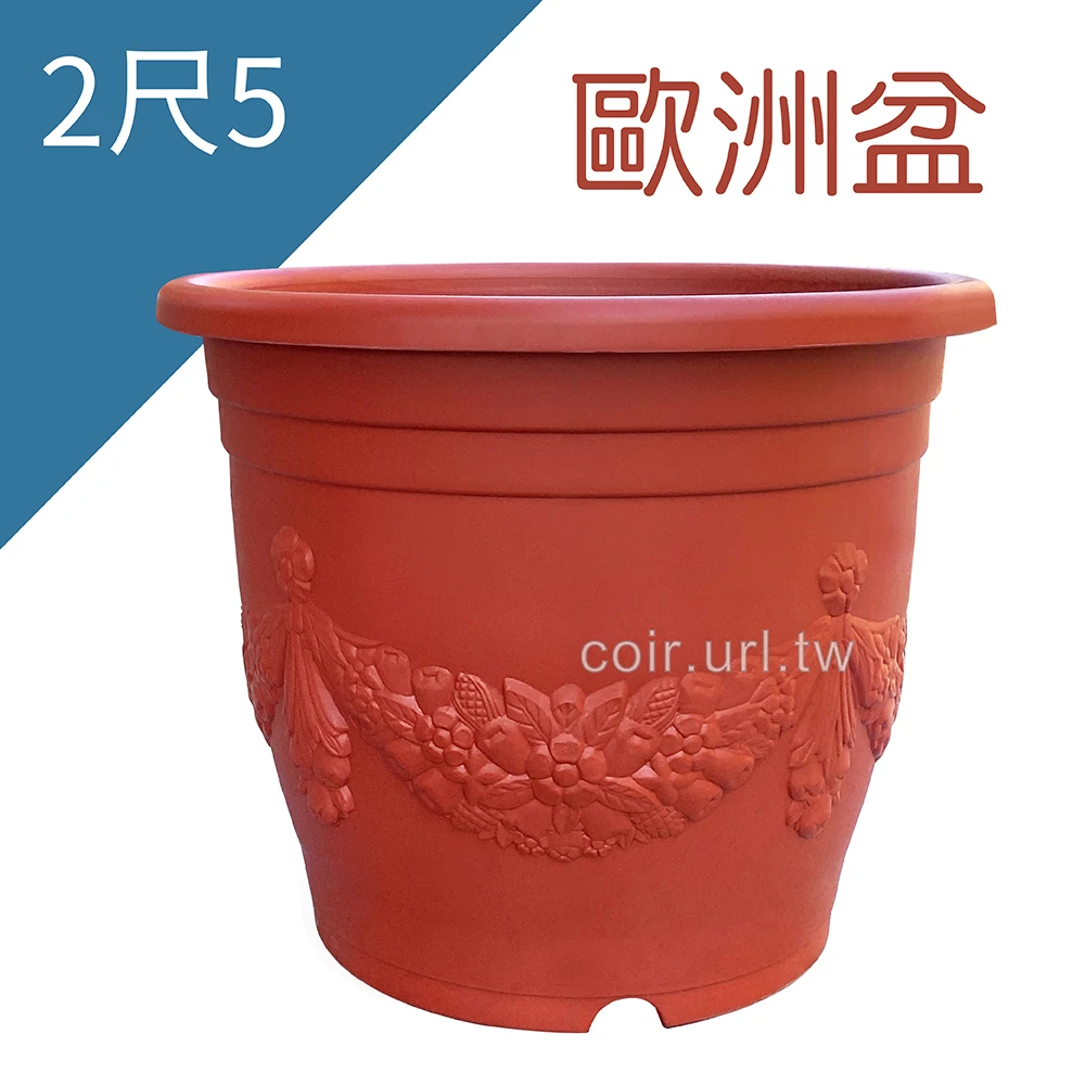 2尺5(75cm)歐洲盆 大樹盆(有洞) 高60cm