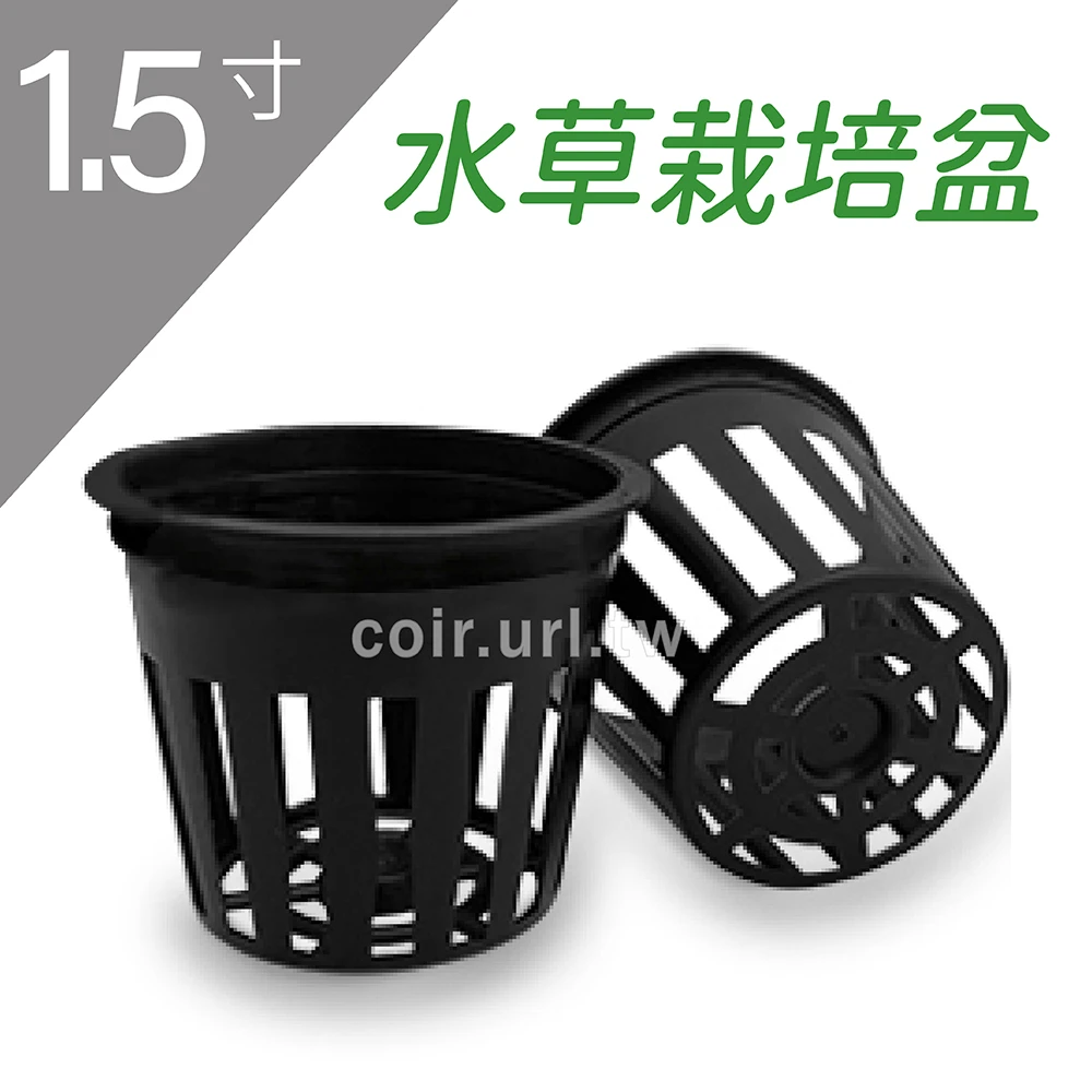 1.5寸(4.5cm)水草栽培盆-黑色