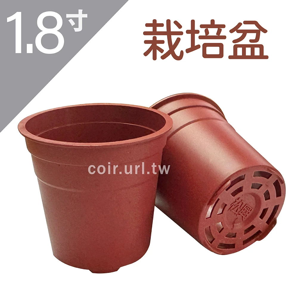 1.8寸(5.5cm)栽培盆(磚紅)
