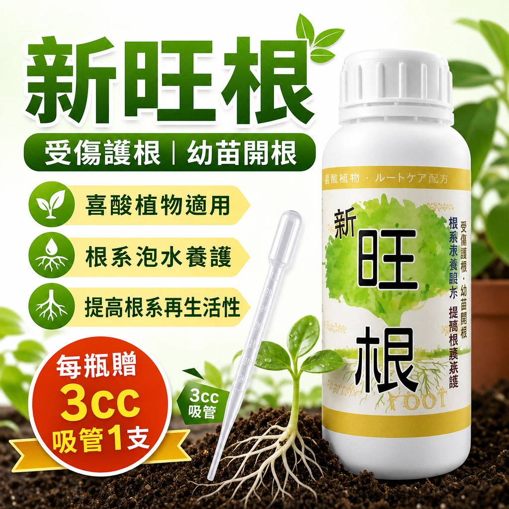 新旺根(受傷護根、幼苗開根)