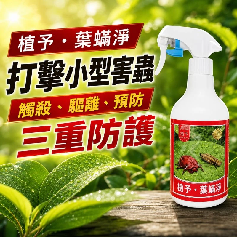 【植予・葉蟎淨】天然肉桂複方殺蟲劑-紅蜘蛛免稀釋噴霧