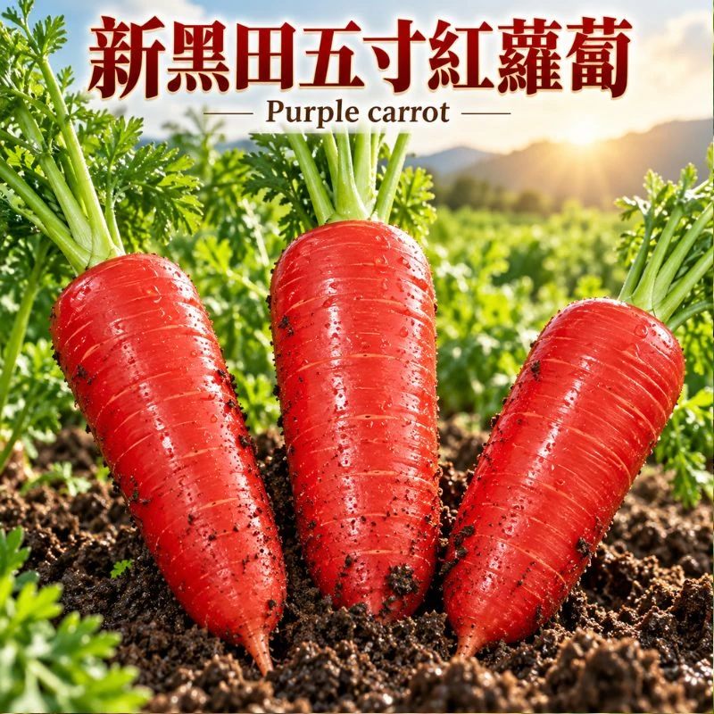 新黑田五寸紅蘿蔔(Purple carrot)