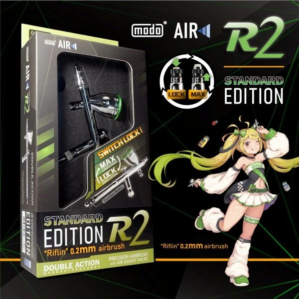modo摩多製造所 modoAIR R2 0.2mm 高階噴筆(標準版/精裝版)