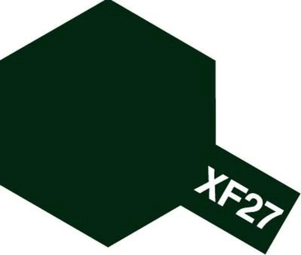 出清特賣 TAMIYA 田宮 水性 XF-27 消光 墨綠 Black Green 10ml