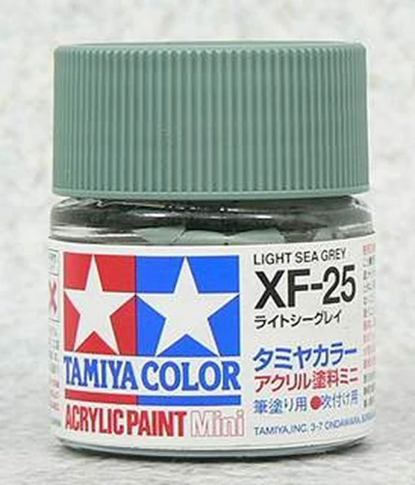 出清特賣 TAMIYA 田宮 水性 XF-25 消光 淺海灰 Light Sea Grey 10ml
