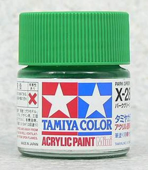 出清特賣 TAMIYA 田宮 水性 X-28 亮光 公園綠 Park Green 10ml