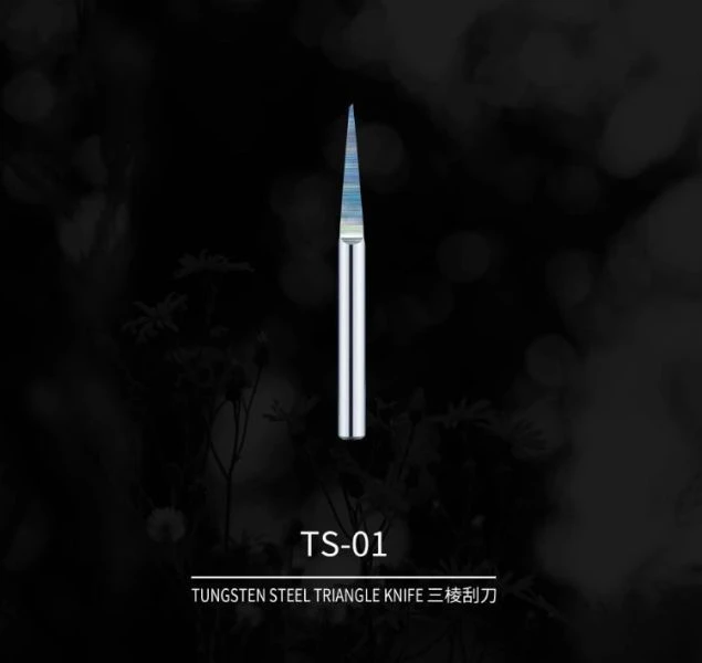 DSPIAE 迪斯派 TS-01 鎢鋼三棱刮刀合模線修模刮刀