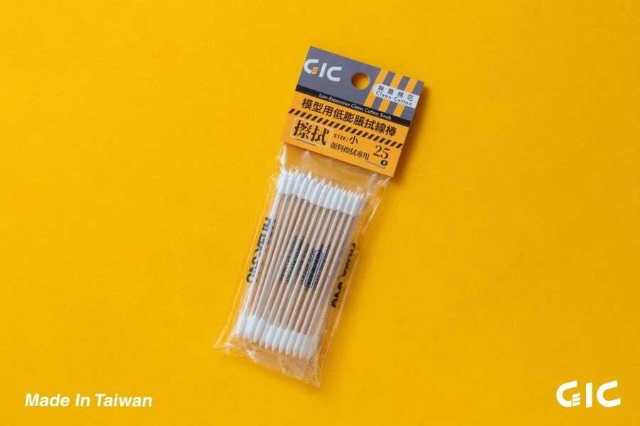 GIC TC-12 低膨脹拭線棒 棉花棒 1入25支 (小)