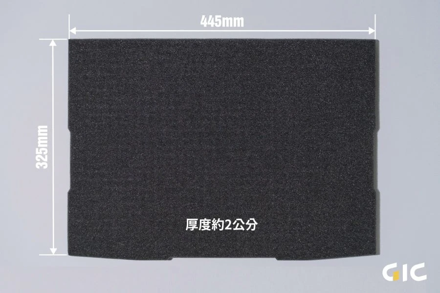 GIC TC-19B 箱神-自撥泡棉 2片裝 (方格12mm x 12mm)