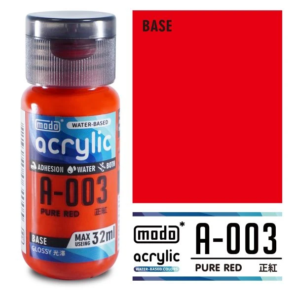 modo摩多製造所 水漆 A-003 正紅色 32ml
