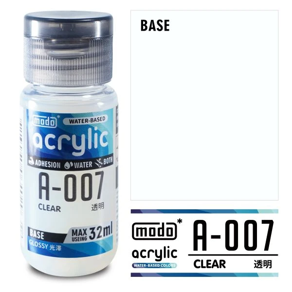 modo摩多製造所 水漆 A-007 透明色 32ml