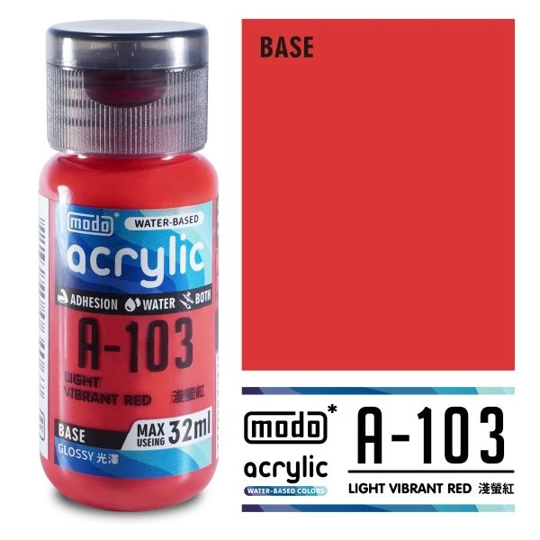 modo摩多製造所 水漆 A-103 淺瑩紅 32ml