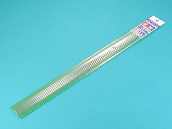 TAMIYA 田宮 透明改造棒 空心管形 3mm/內徑2mm/長40cm（6入）#70135