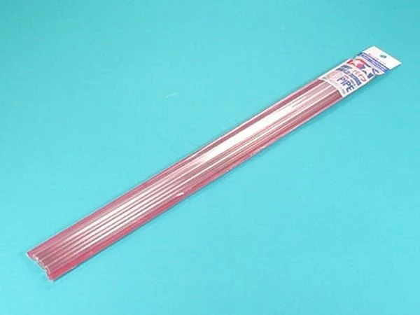 TAMIYA 田宮 透明改造棒 空心管形 8mm/內徑5mm/長40cm（3入）#70137