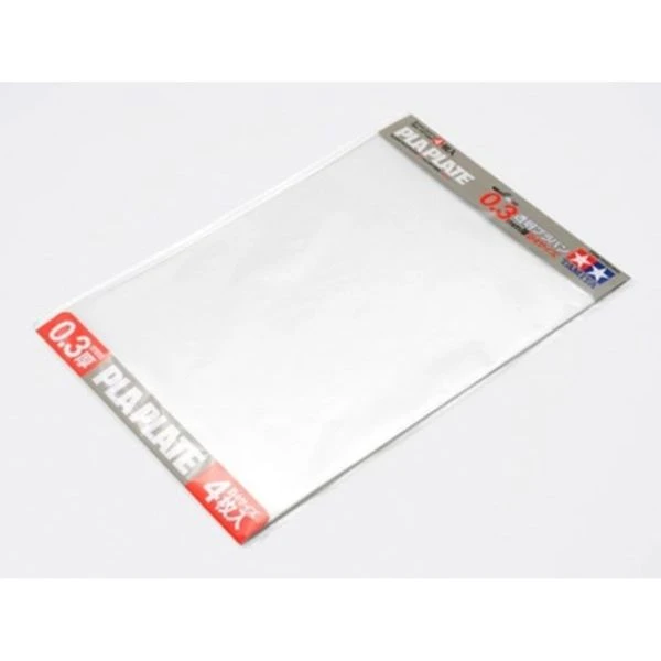 TAMIYA 田宮 透明改造板 厚0.3mm/B4 (4入) #70191