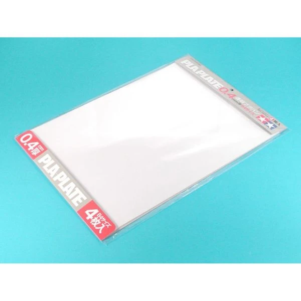 TAMIYA 田宮 透明改造板 厚0.4mm/B4 (4入) #70127