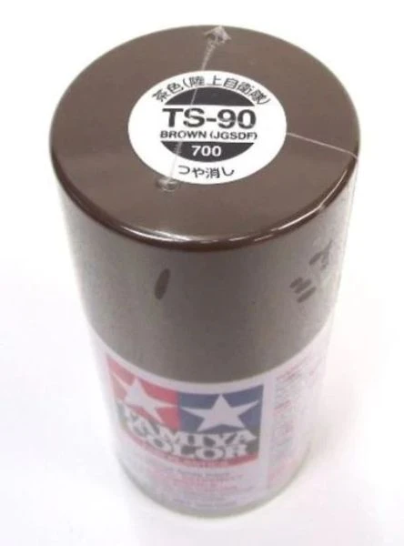 TAMIYA 田宮 噴罐 TS-90 茶色(陸上自衛隊) Brown(JGSDF) 100ml