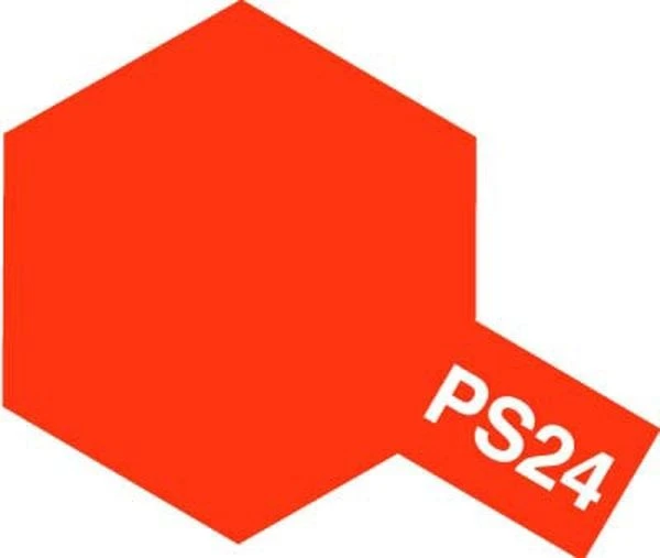 TAMIYA 田宮 噴罐 PS-24 螢光橘 Fluorescent Orange 100ml