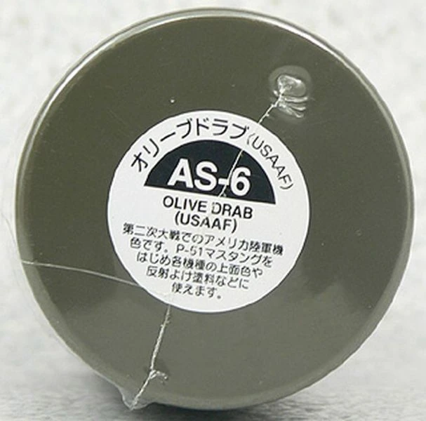 TAMIYA 田宮 噴罐 AS-6 橄欖褐色 Olive Drab (USAAF) 100ml