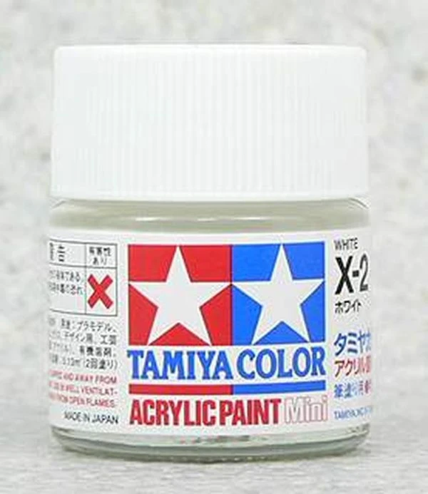 TAMIYA 田宮 水性 X-2 亮光 白色 White 10ml