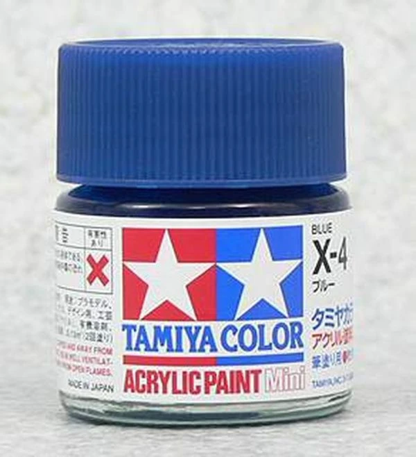 TAMIYA 田宮 水性 X-4 亮光 藍色 Blue 10ml