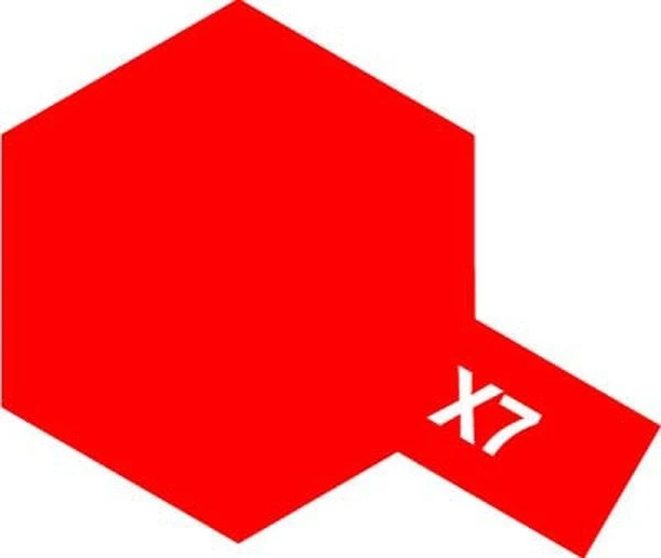 TAMIYA 田宮 水性 X-7 亮光 紅色 Red 10ml